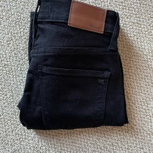 Like new madewell black skinny jeans